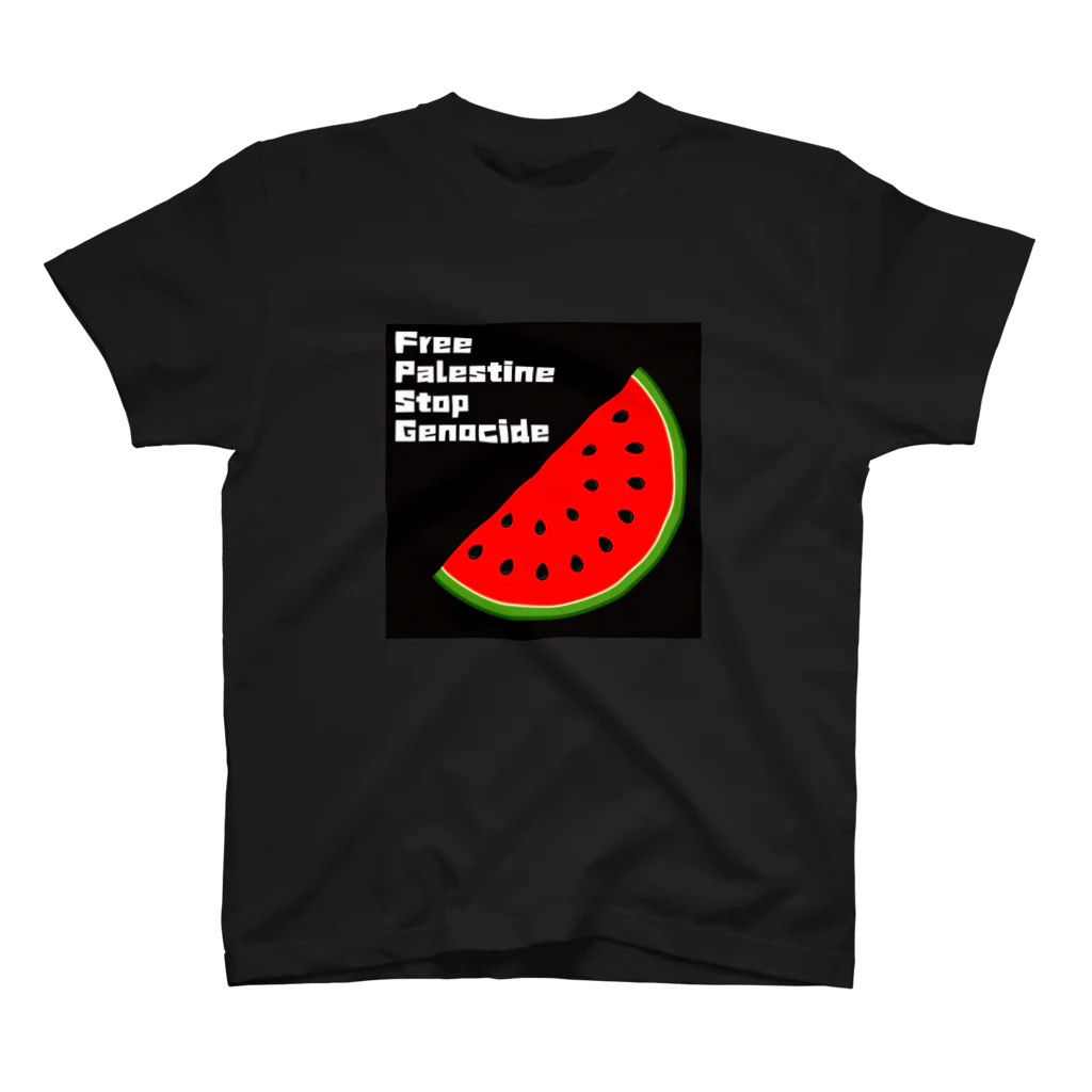 YOKOのFreePalestine StopGenocide Regular Fit T-Shirt