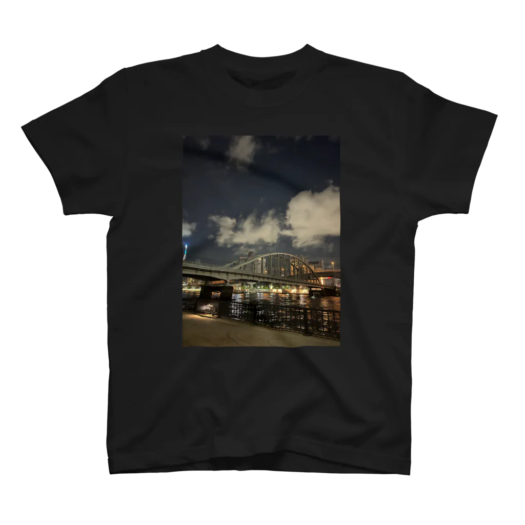 Scenery of Japanの【TOKYO】夜の隅田川　Scenery of Japan スタンダードTシャツ