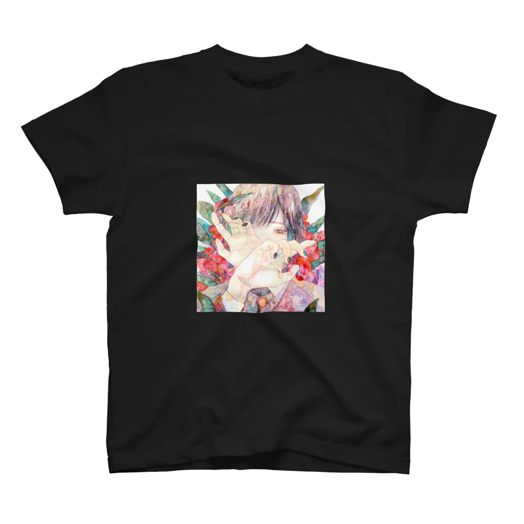 オカユウリ.okayuuriの見ないで スタンダードTシャツ