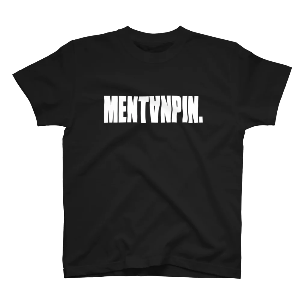 だてまき麻雀商店のMENTANPIN（ホワイト） スタンダードTシャツ