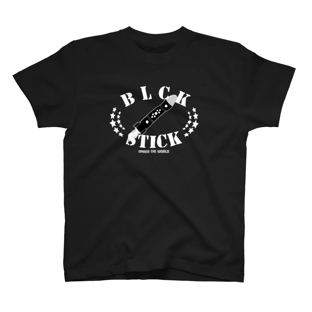 だてまき麻雀商店のBLACKSTICK（W） Regular Fit T-Shirt