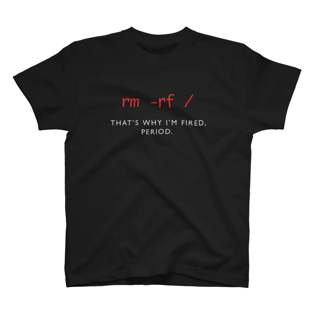 rm -rf / グッズ売り場のrm -rf / Regular Fit T-Shirt