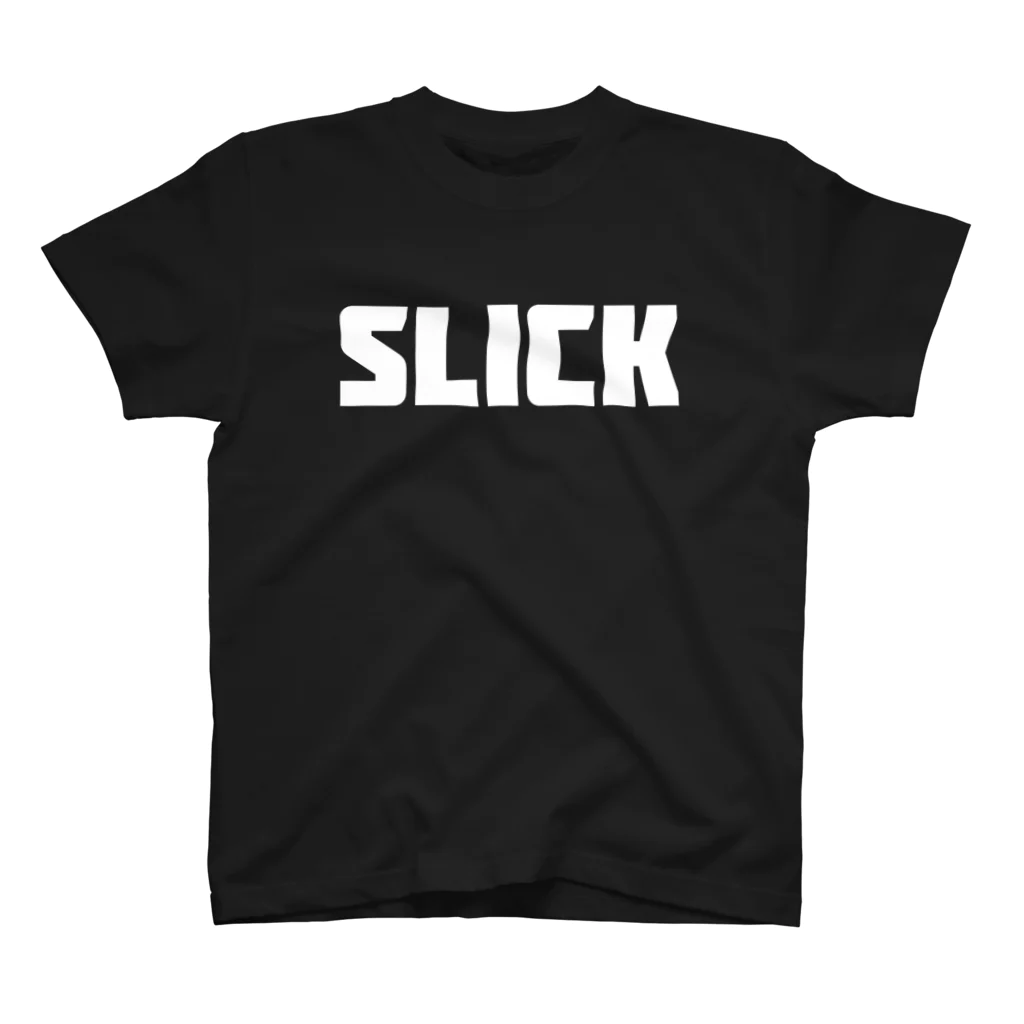 AliviostaのSlick スリック B シンプルBIGロゴ ストリートファッション スタンダードTシャツ