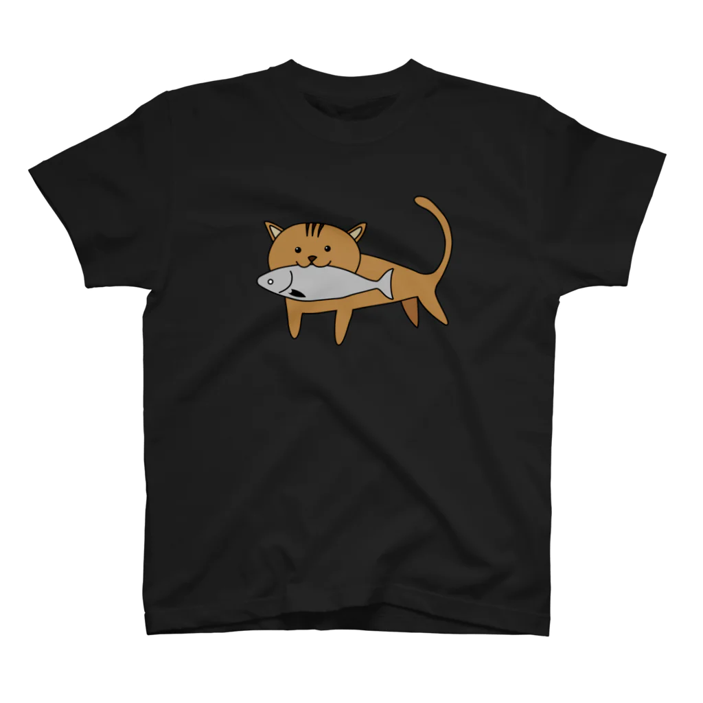 釣活の漁港猫 Regular Fit T-Shirt