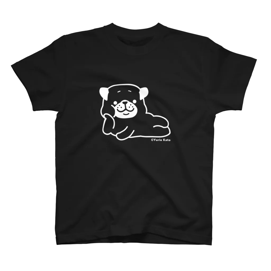 Yurie Kato ┃ パグのランランのパグのランラン(まったり)│For dark colors スタンダードTシャツ