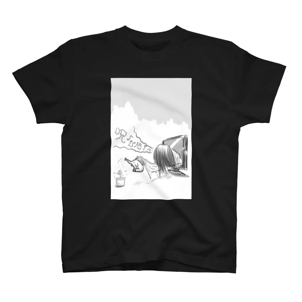 湿度100％の夜な夜な貞子② Regular Fit T-Shirt