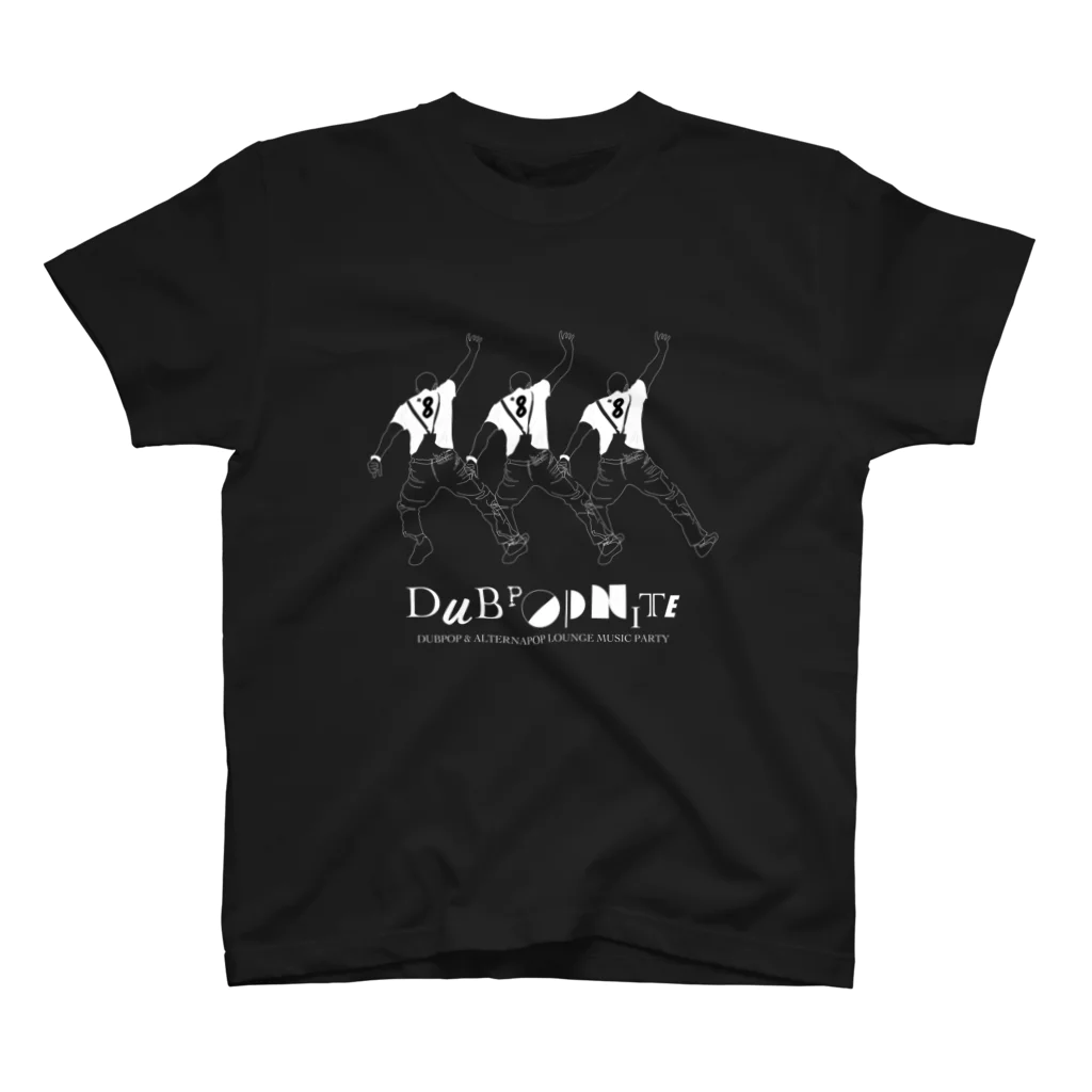 DUBPOPNITEANDMOREのDUBPOPNITE08 -w【復刻】 スタンダードTシャツ