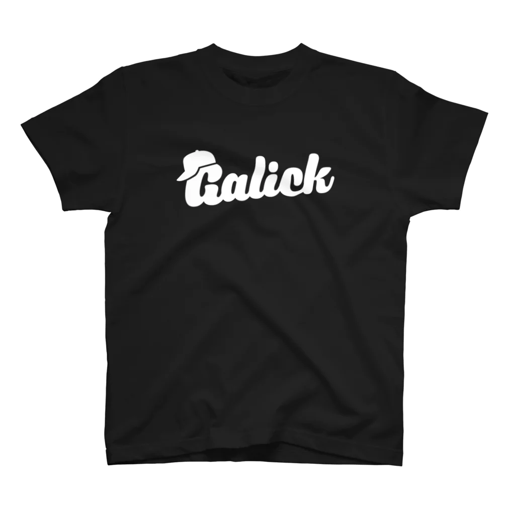 大衆バル GalickのGalickロゴ　白 スタンダードTシャツ