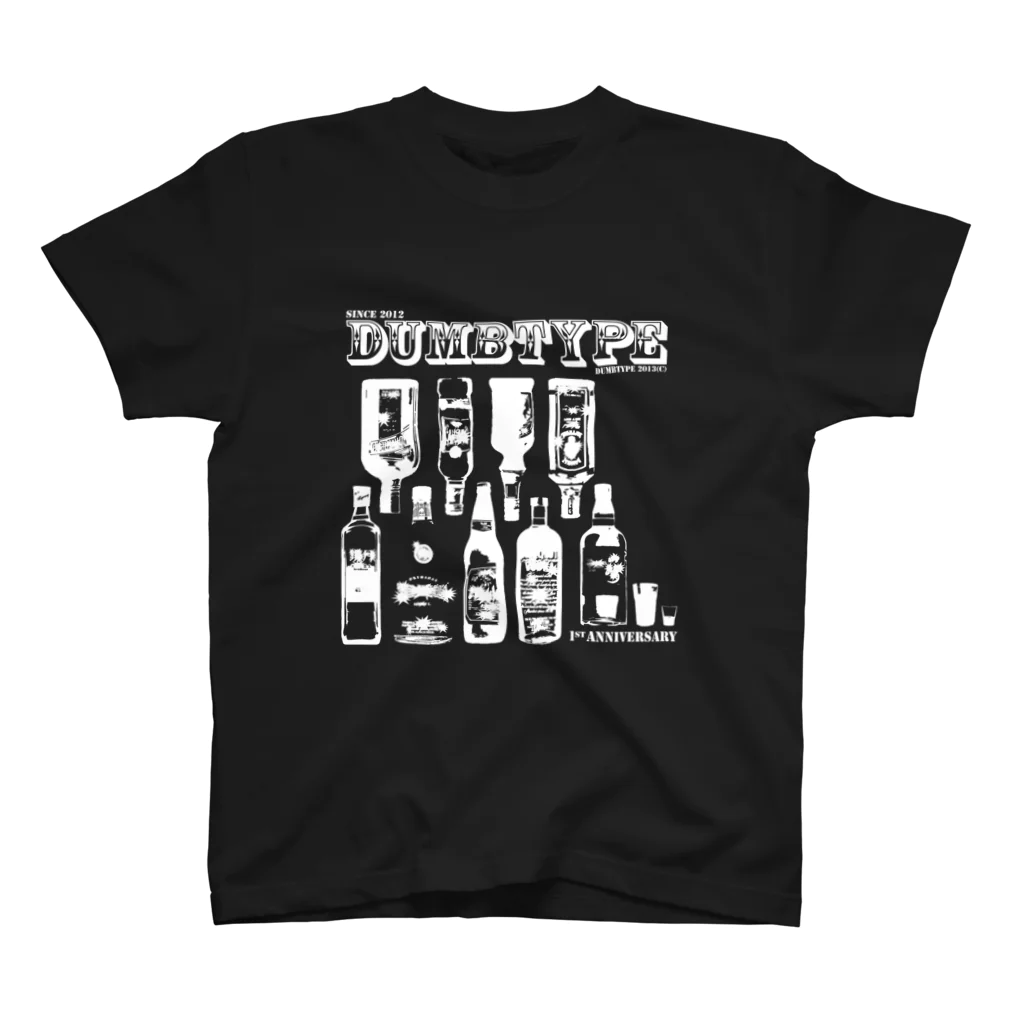 DUBPOPNITEANDMOREのbarだむたいぷ 2013 1stAnniv. 白プリント スタンダードTシャツ