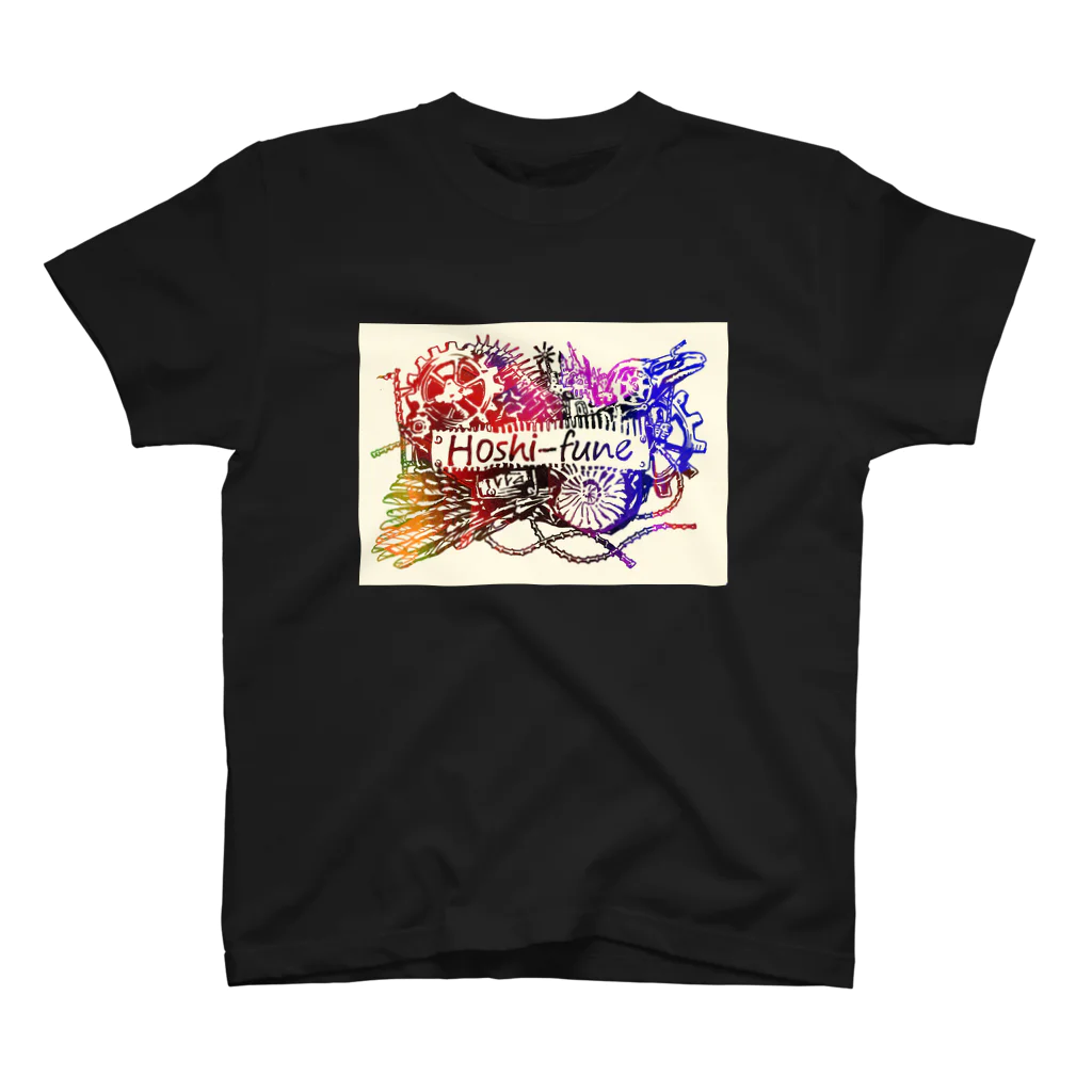 星舟屋の白鴉星Tシャツ スタンダードTシャツ