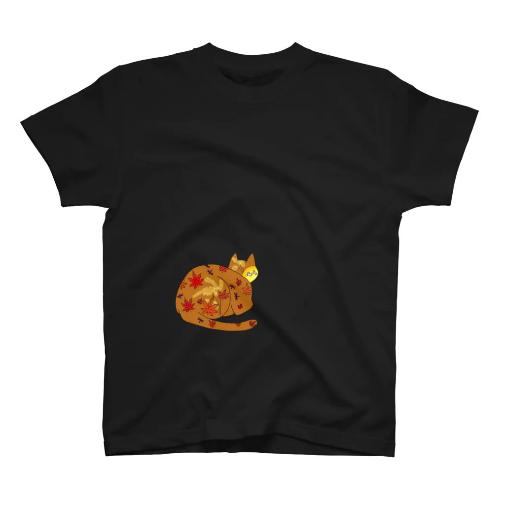 black38の秋ねこ(=‘ｘ‘=) スタンダードTシャツ