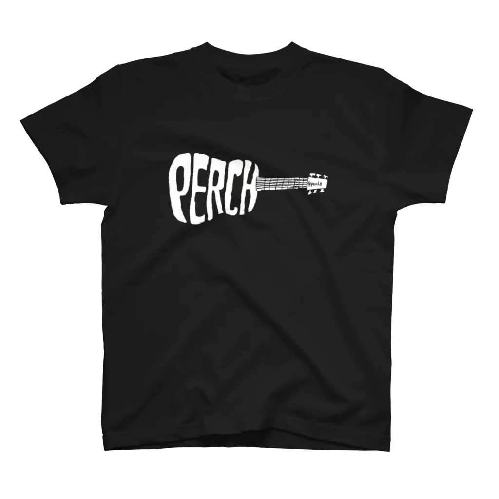 マキタの生音楽部☆perch(white) Regular Fit T-Shirt