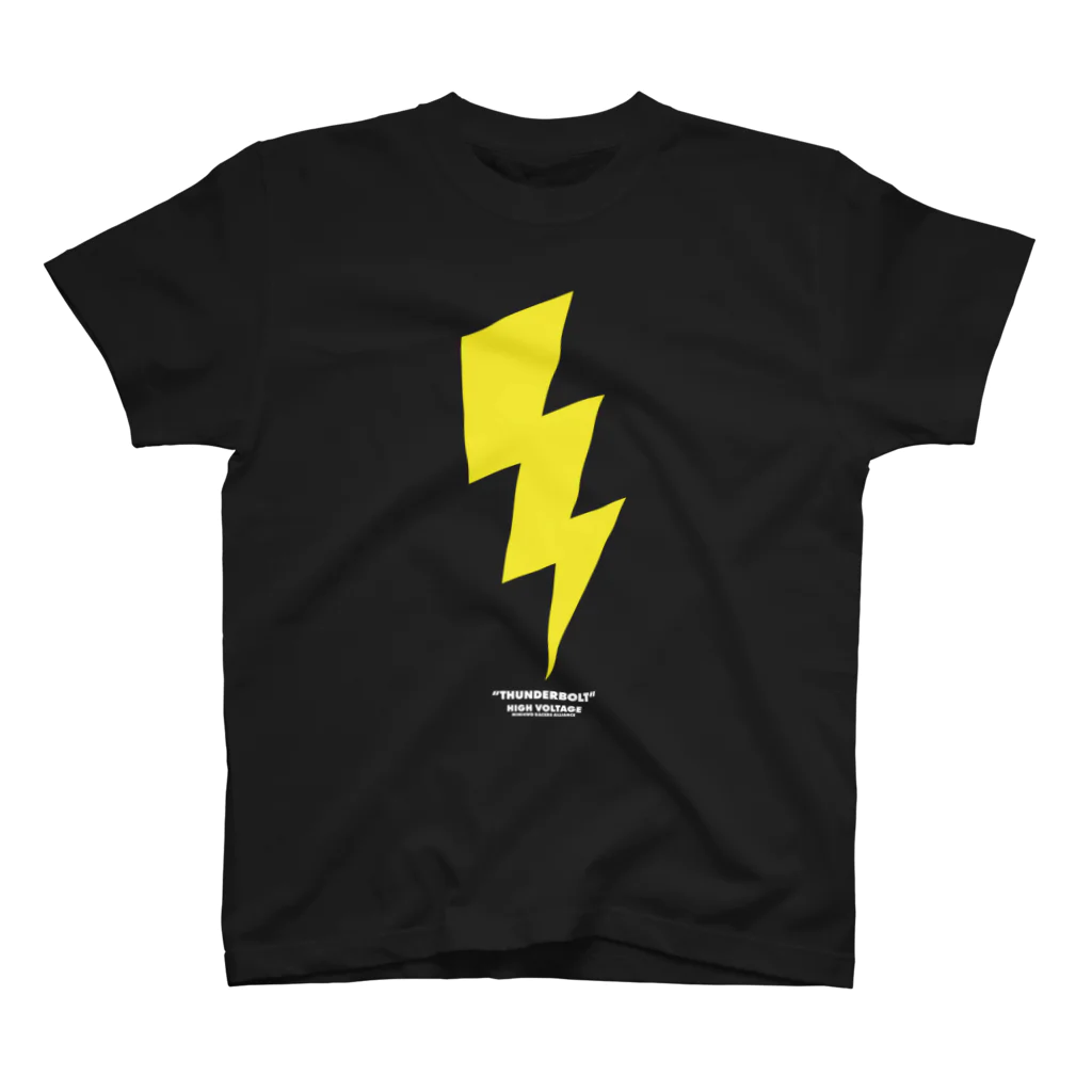 ミサ⚠️イルのthunderbolt 黒 スタンダードTシャツ