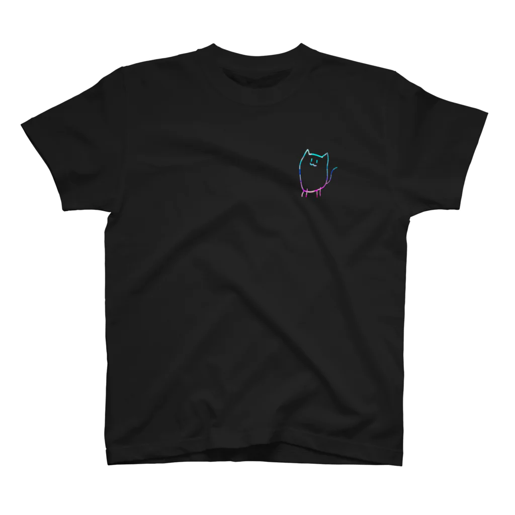 ぽぽヶ丘ぽぽがおのNeKo-stained glass スタンダードTシャツ