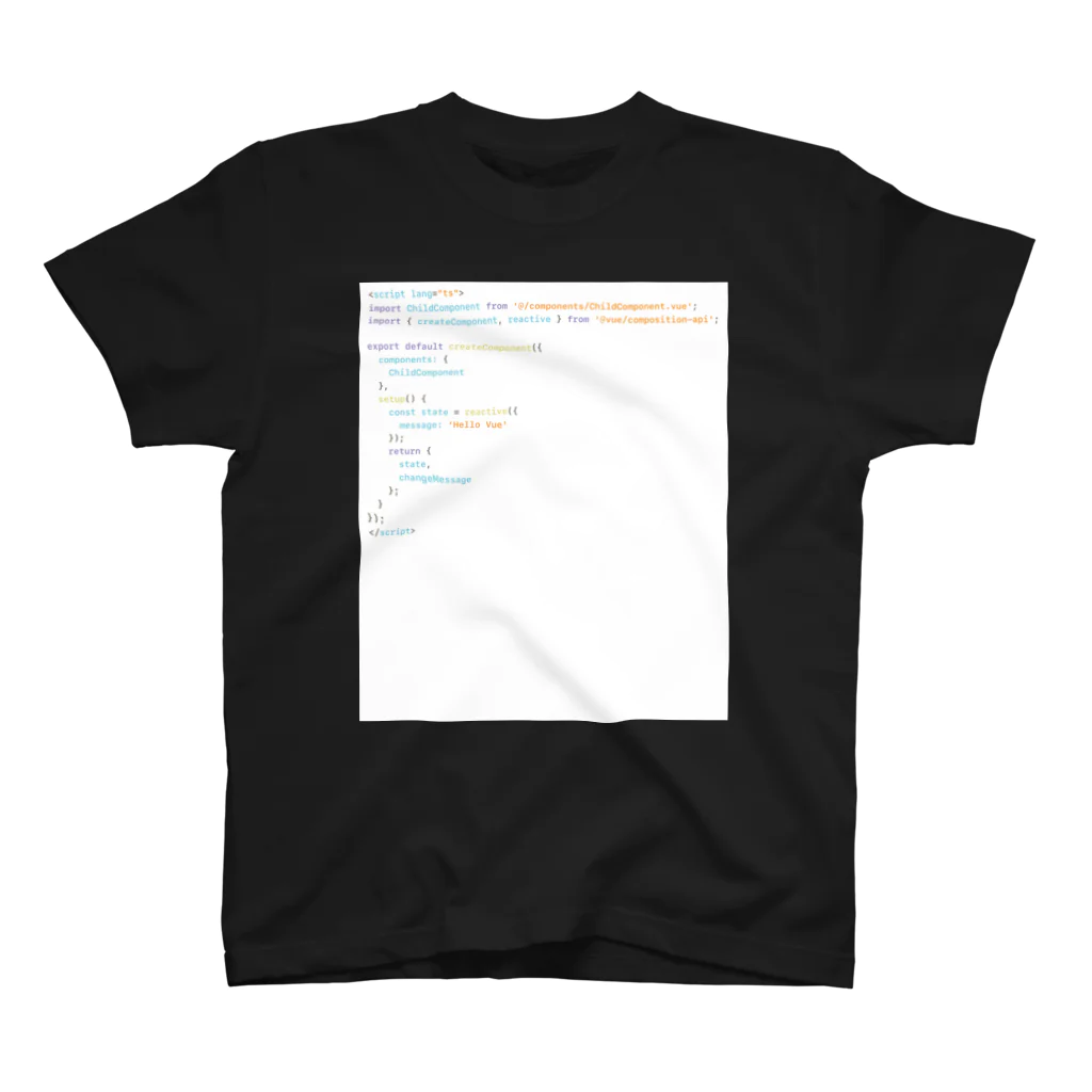 ペパボテックショップの@vue/composition-api (Dark Mode) スタンダードTシャツ