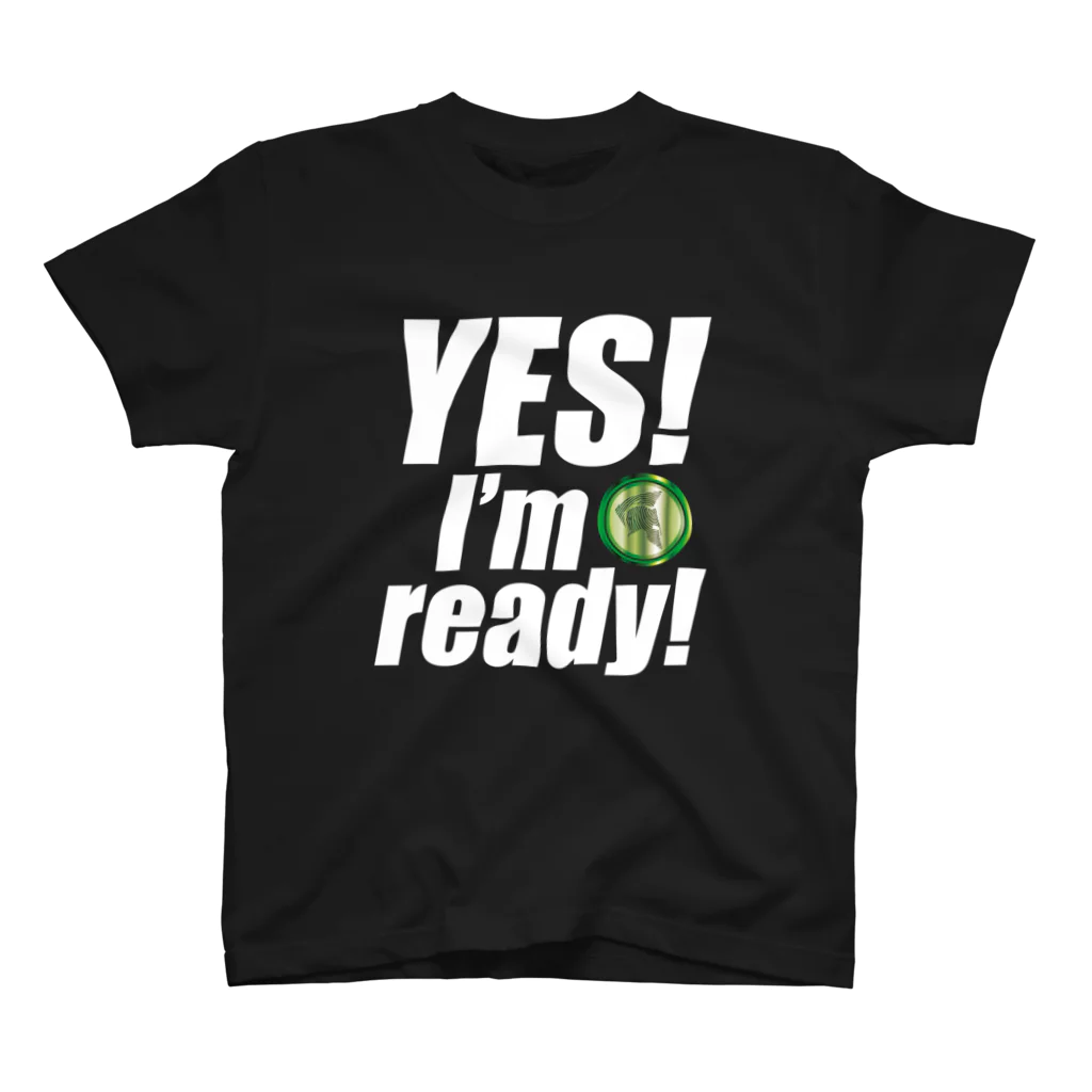 【仮想通貨】ADKグッズ専門店 のYes! I'm ready! スタンダードTシャツ