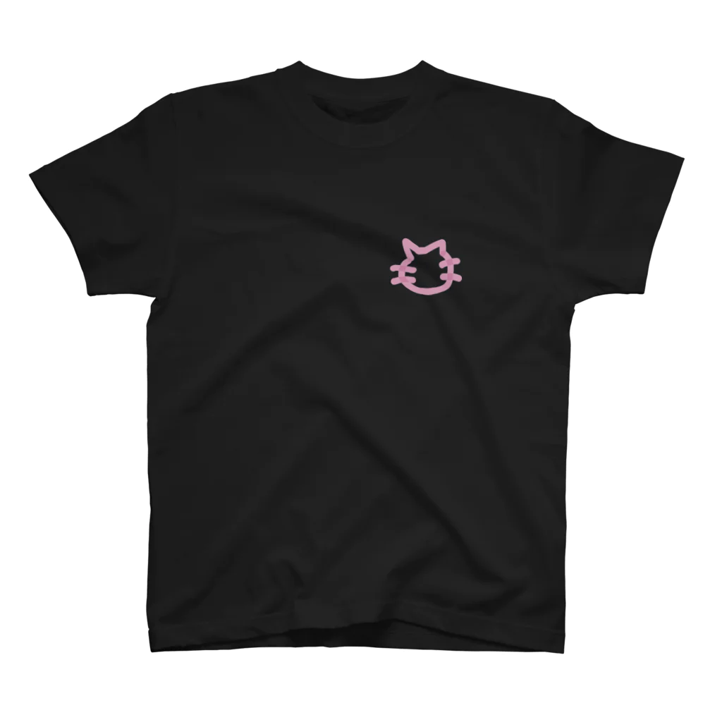 牛のTシャツ屋のNO CATS NO LIFE(両面) スタンダードTシャツ