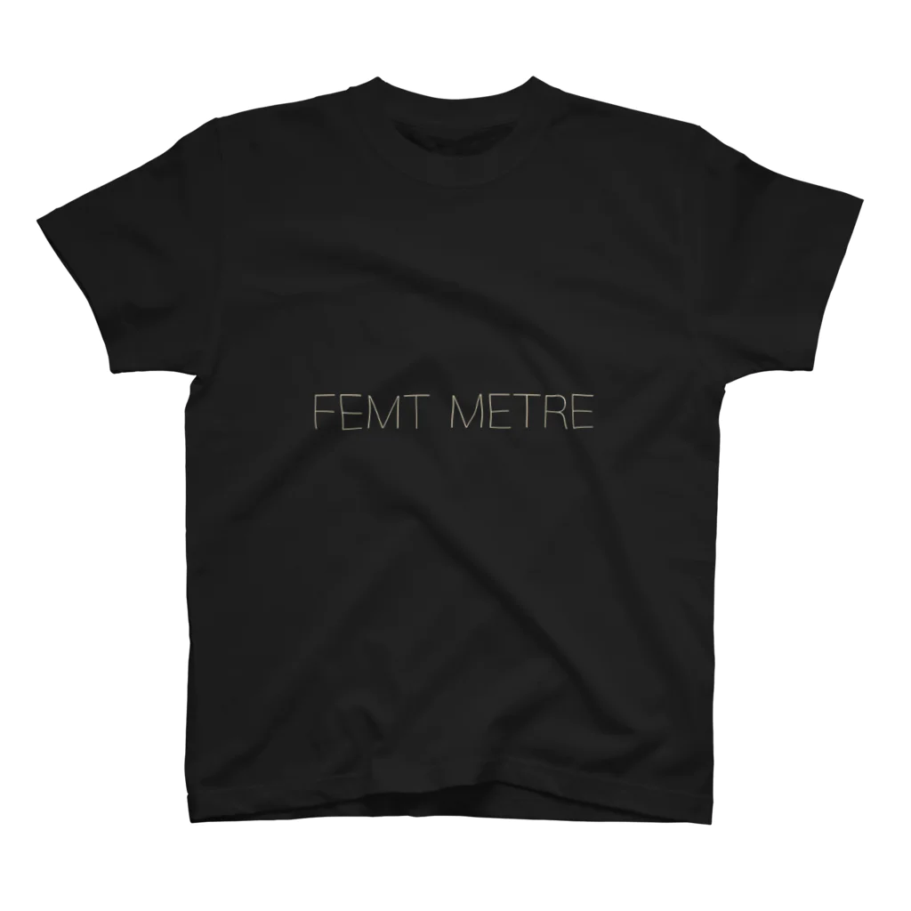 フェムトメートルのMETRE 9 スタンダードTシャツ