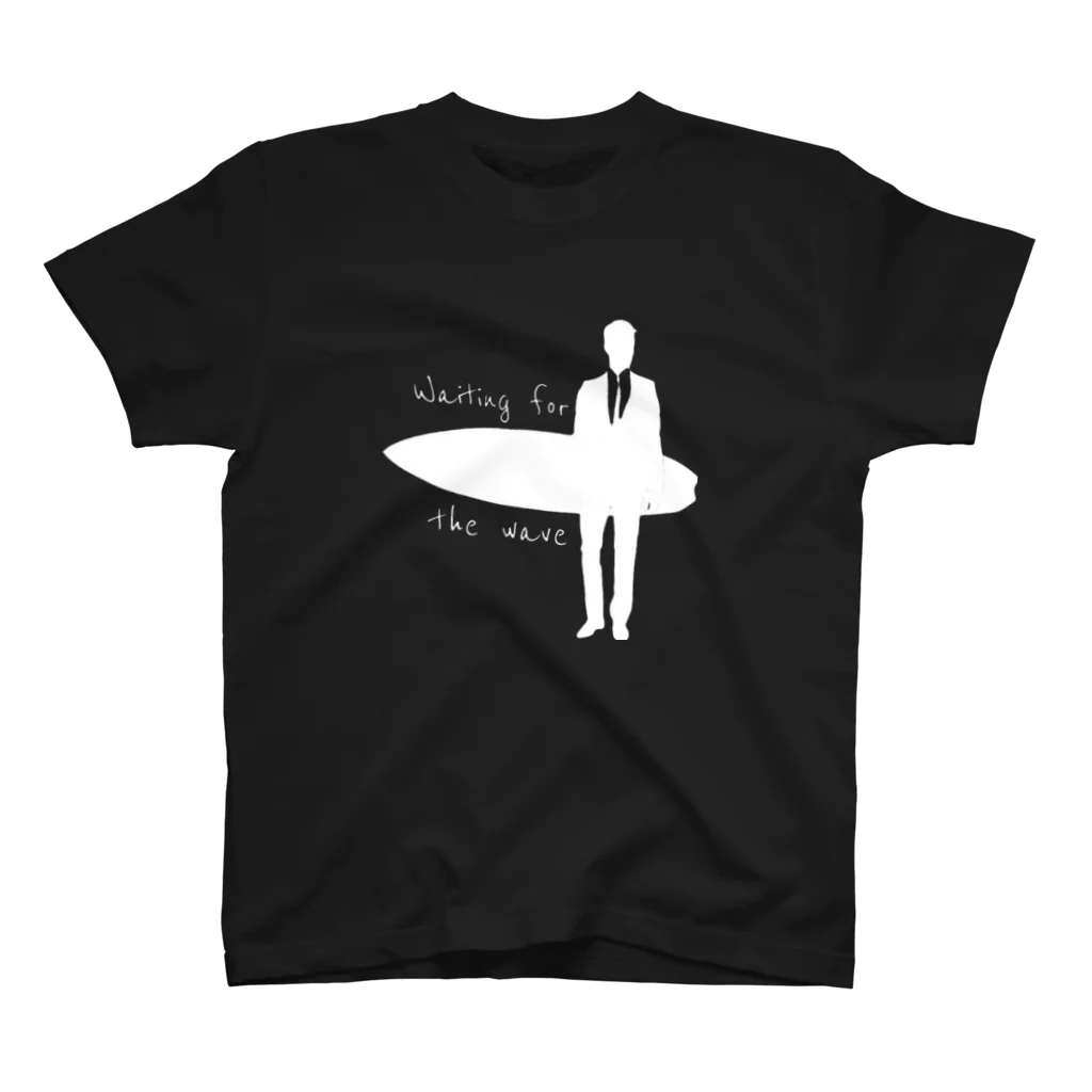 AlohaClub （あろはくらぶ）のAlohaBitchClub公式ロゴ　白字 スタンダードTシャツ