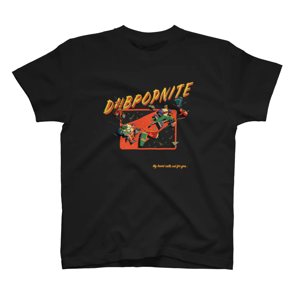 DUBPOPNITEANDMOREのDUBPOPNITE10 RETROPOP-S/STee 01 スタンダードTシャツ