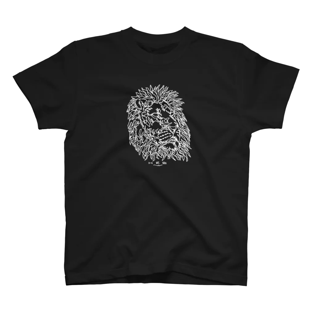 HElll - ヘル - の左手で描いたライオン Regular Fit T-Shirt