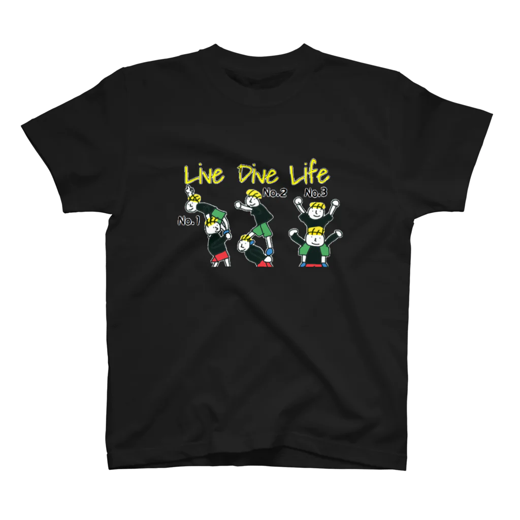 Live Dive Life ✖️ J×Jの発射台Tシャツ　Vol.1 Regular Fit T-Shirt