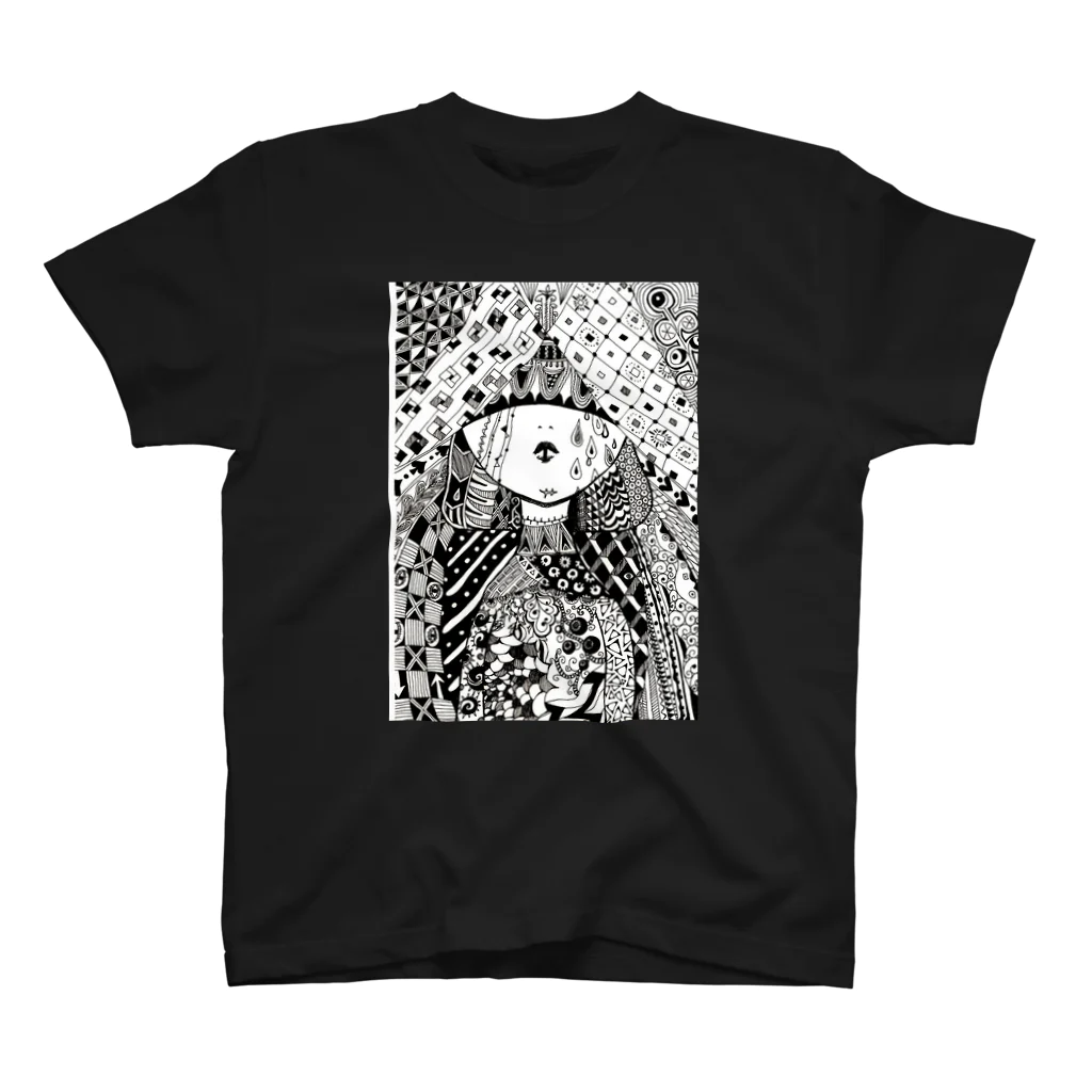 OMENYAのゼンタングル(女の子) スタンダードTシャツ