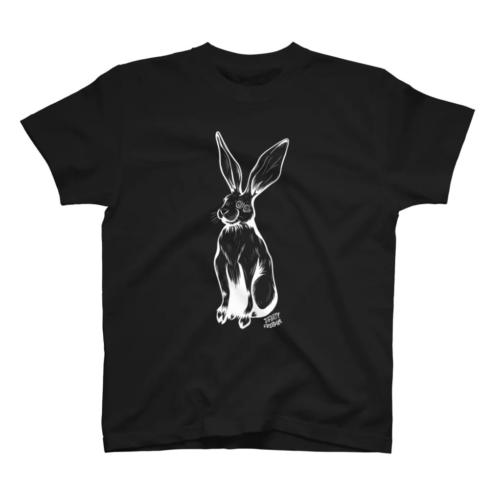 infinity freedomのif_rabbit_wht_tpr スタンダードTシャツ