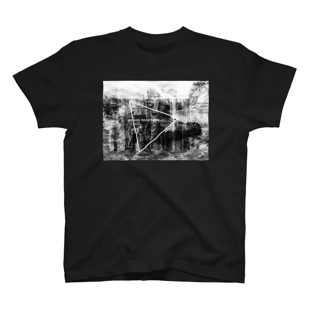 [Yugen's AURORA] official shopの「DISOBEDIENCE SYNDROME」黒素材向け スタンダードTシャツ