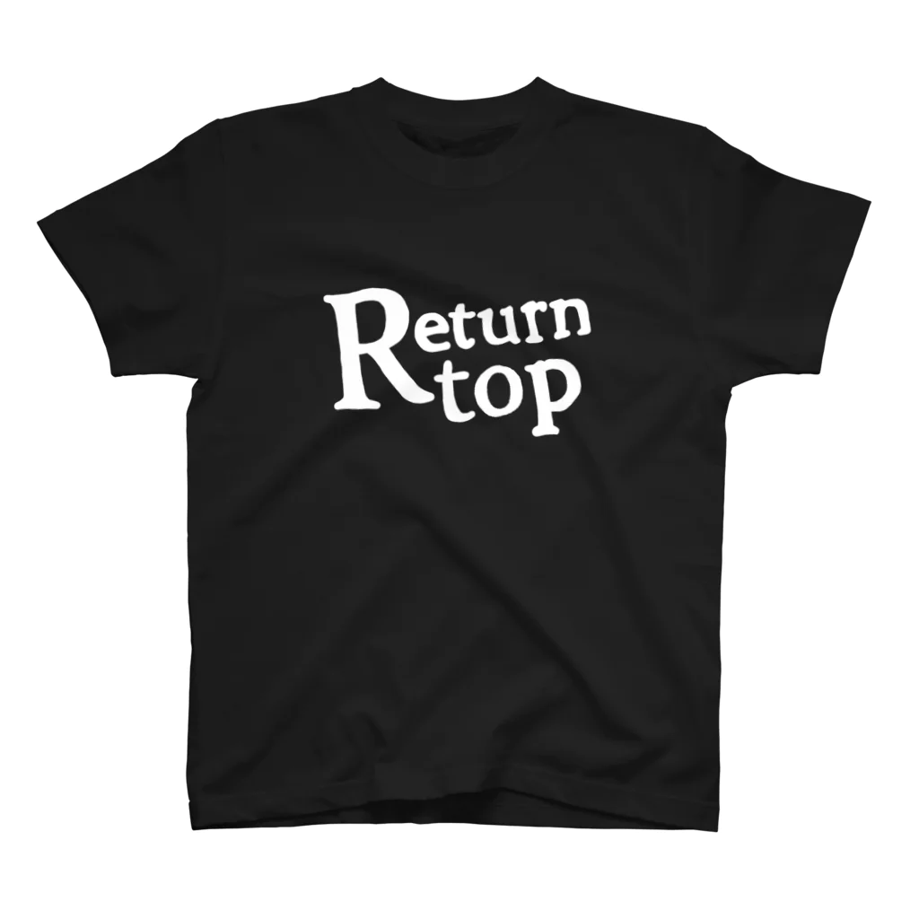 Mark Squier Design SUZURI店のReturnTop White Regular Fit T-Shirt