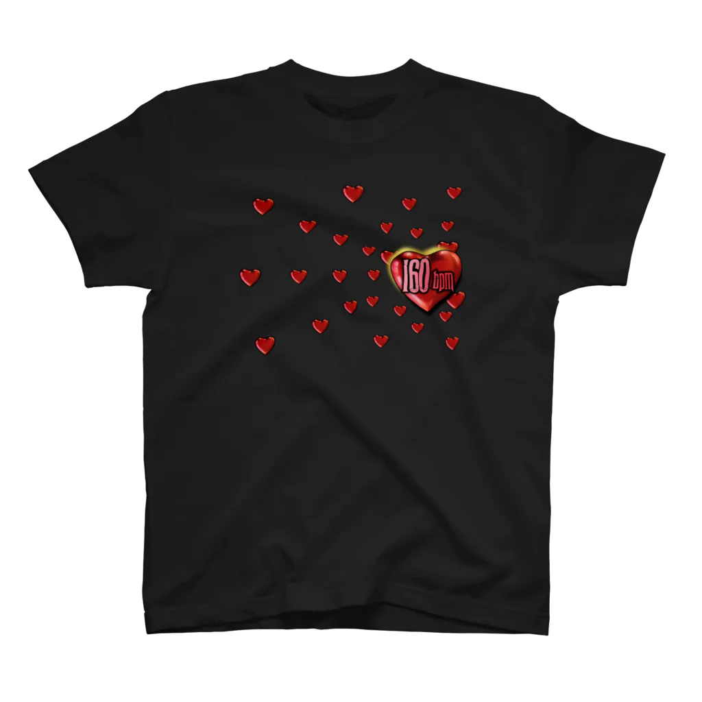 ★･  Number Tee Shop ≪Burngo≫･★ の心臓ドキドキハート160bpm Regular Fit T-Shirt