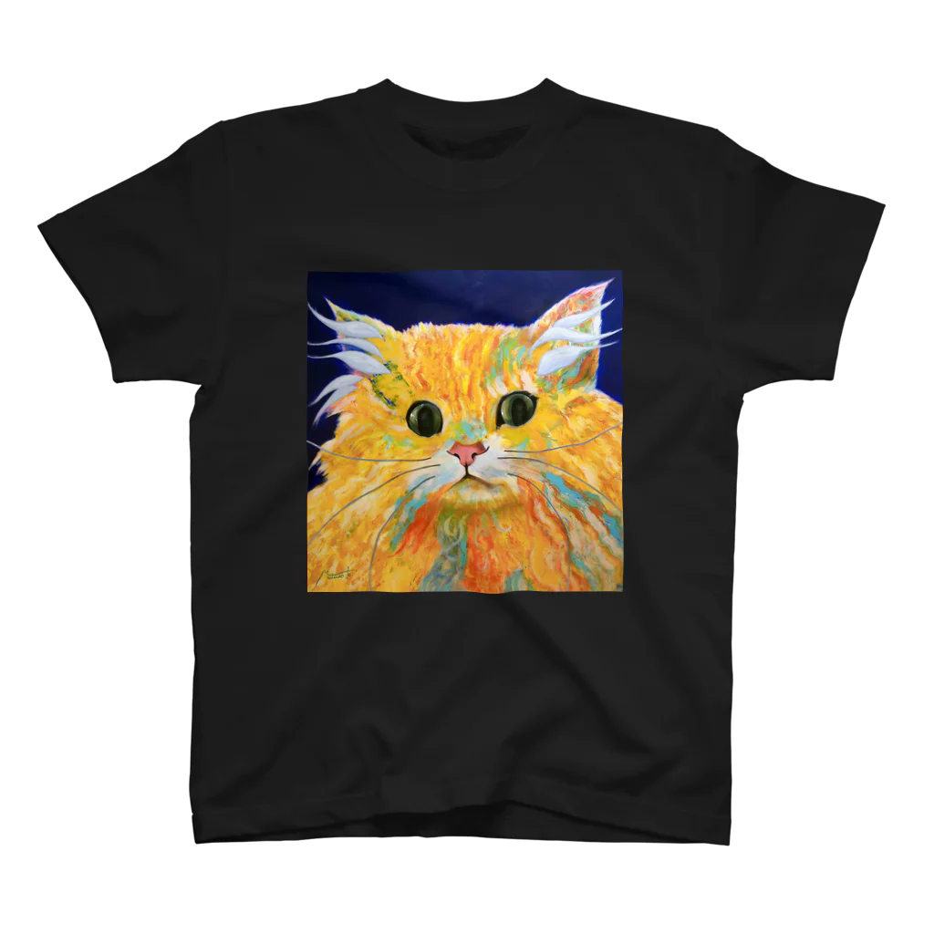 Ange Fleur （アンジュフルール）のOrange Calcite Cat（オレンジ カルサイト キャット） スタンダードTシャツ