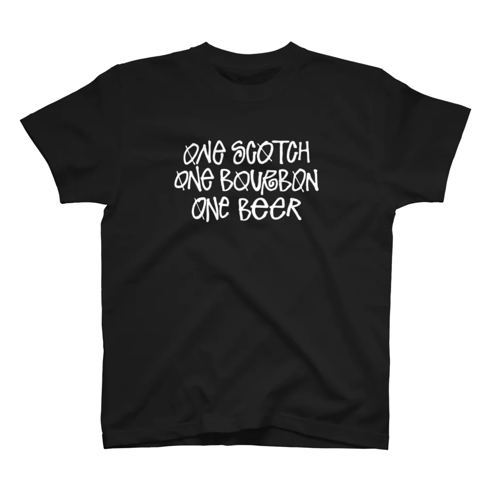 stereovisionのOne Scotch, One Bourbon, One Beer スタンダードTシャツ