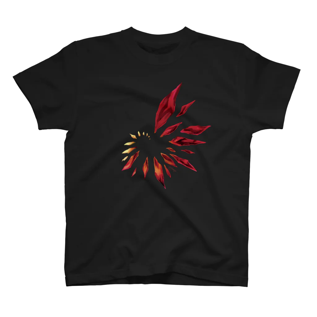 芹石せいじのらせん：Red Regular Fit T-Shirt