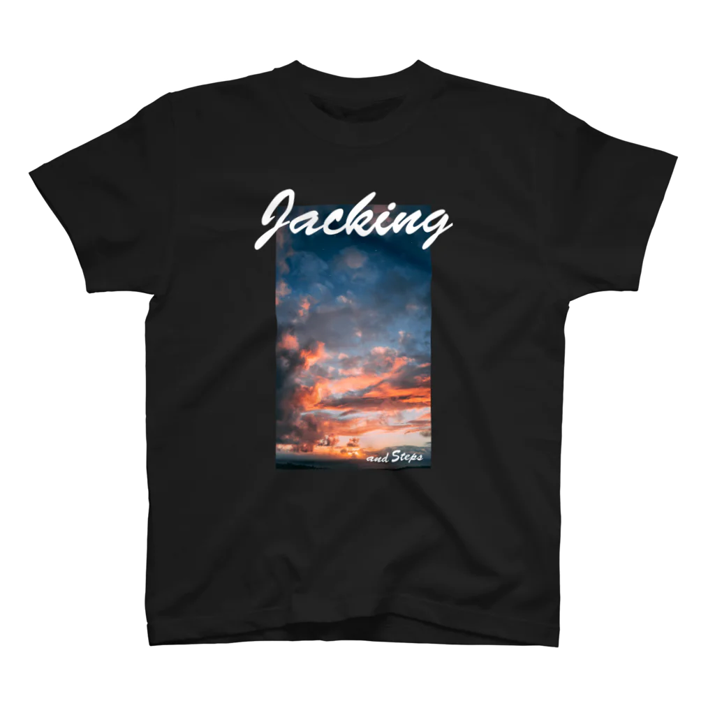 HOUSE DANCE MANIAのJACKING AND STEPS Sunset Photo スタンダードTシャツ