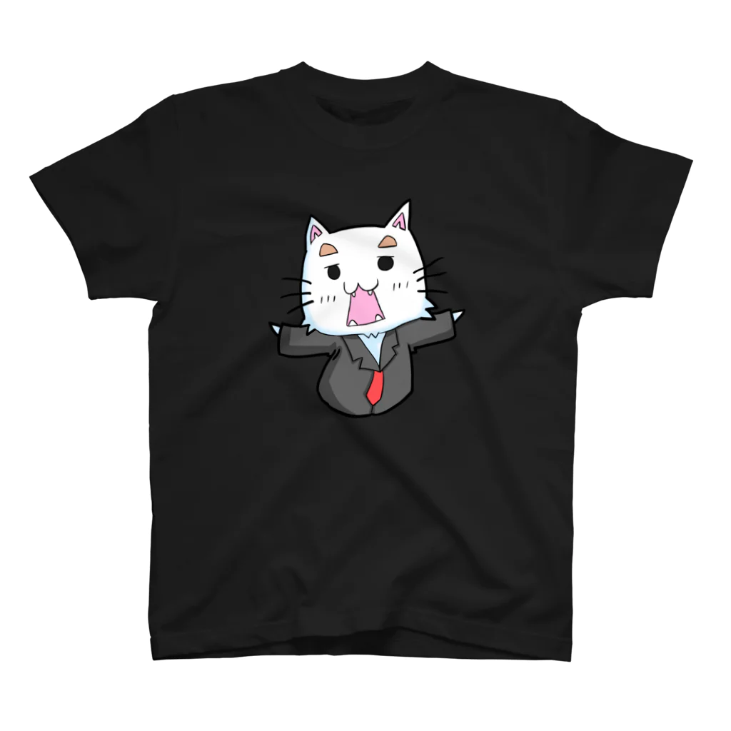 BlackMarketのリーマンねこ Regular Fit T-Shirt