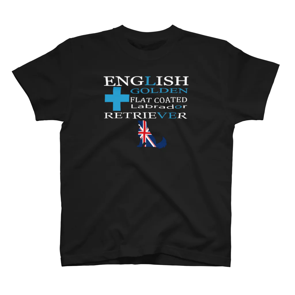 Retriever Laboratoryの英国犬シリーズ２（ライトブルーロゴ） Regular Fit T-Shirt