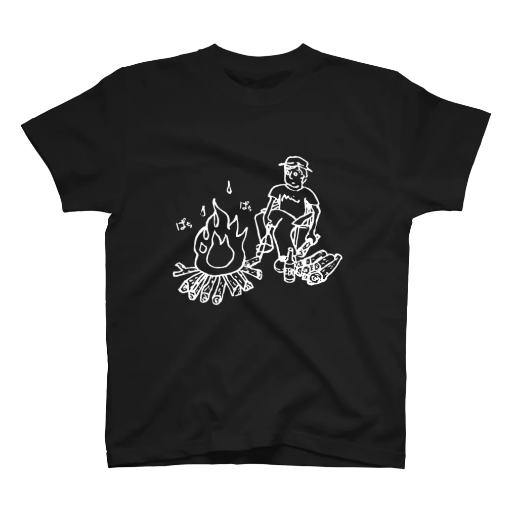 Too fool campers Shop!のたきび01(白文字) スタンダードTシャツ