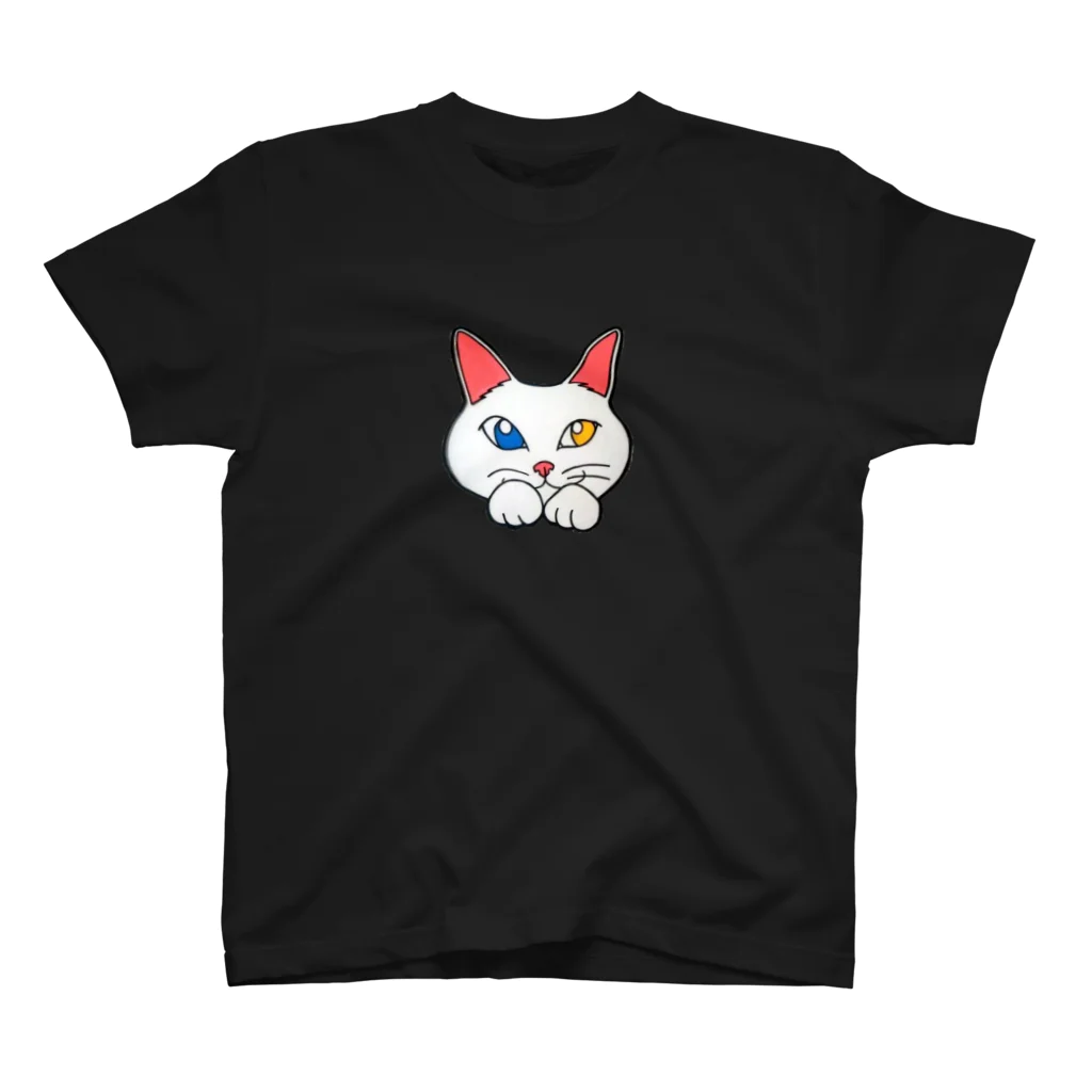 まるっちょ☆みんみんの猫のTシャツ スタンダードTシャツ