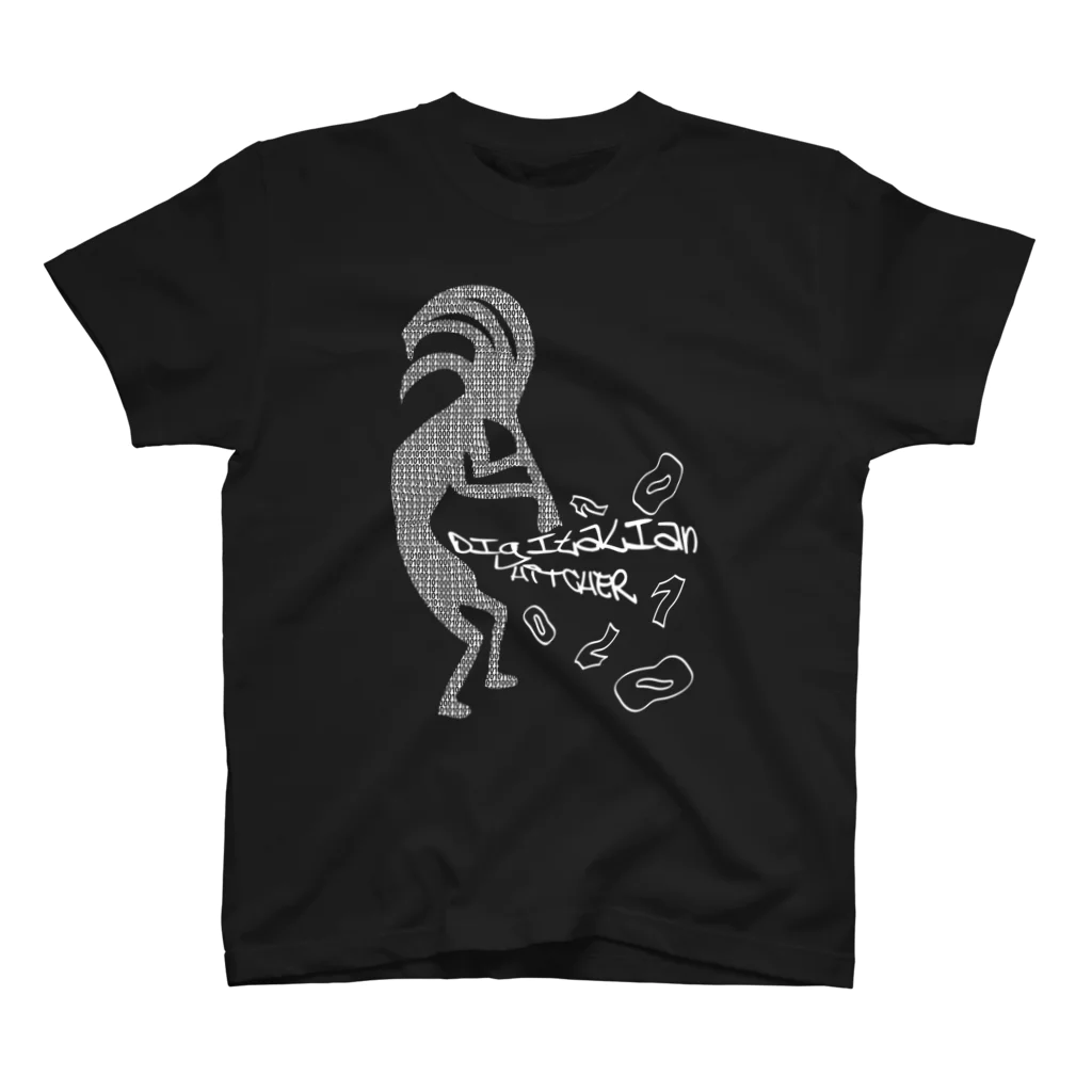 AURA_HYSTERICAのDIGITALIAN_HITCHER スタンダードTシャツ