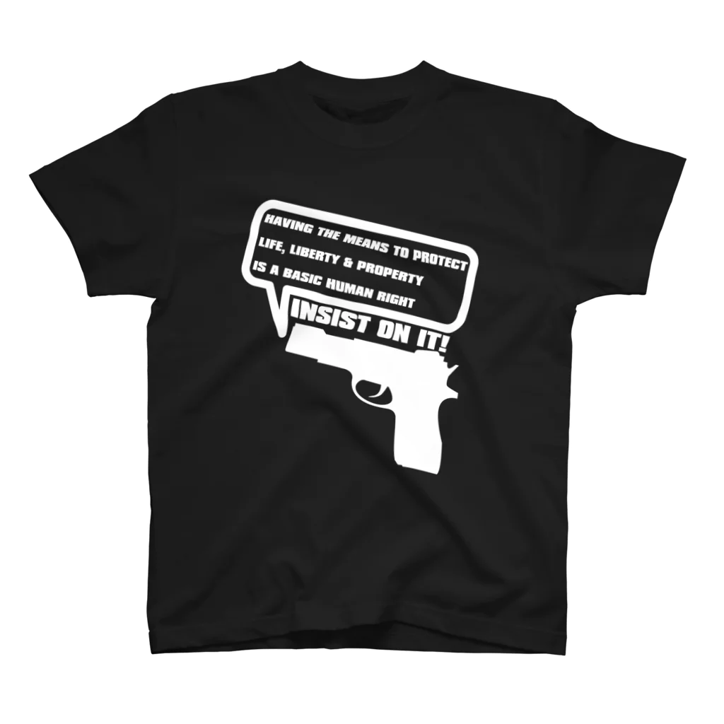 AURA_HYSTERICAのGUN_LAWS スタンダードTシャツ