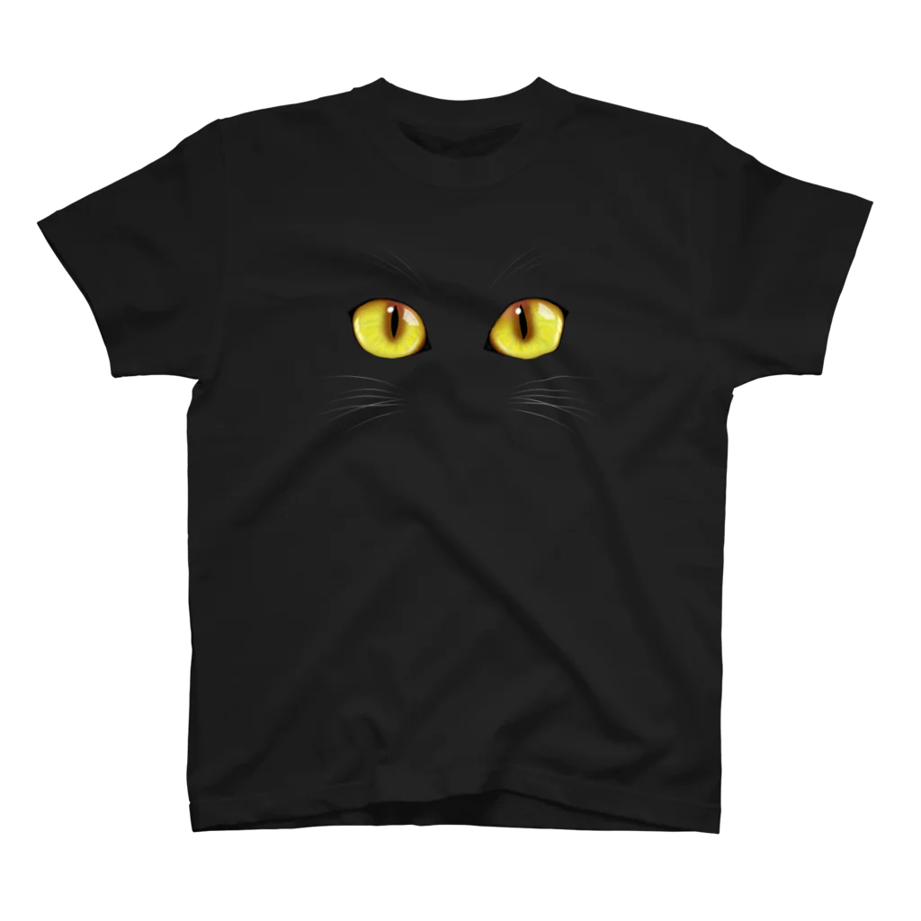 escmmrの Cat (Yellow) Regular Fit T-Shirt