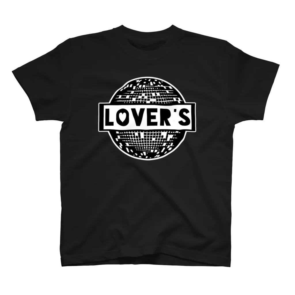 歌謡曲カフェLover'sのlovers ミラーボール スタンダードTシャツ