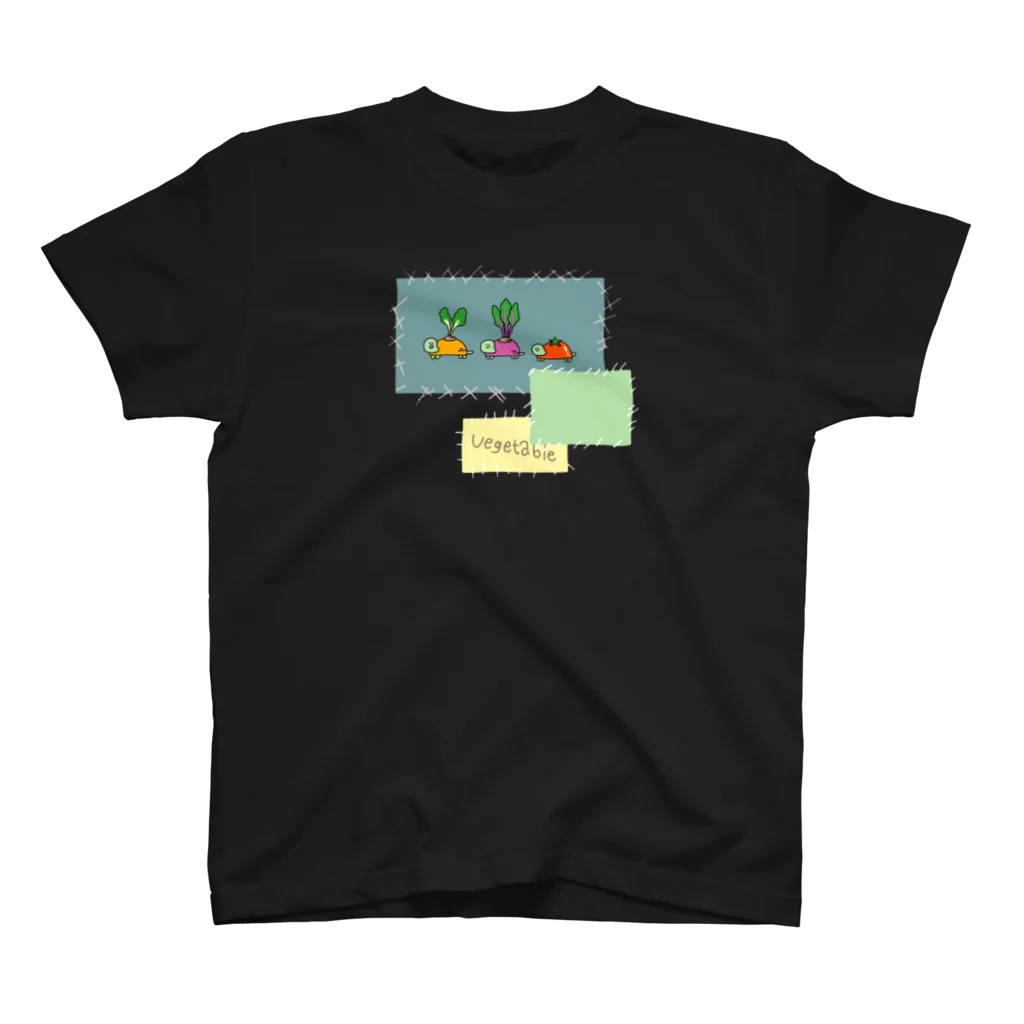 むんのやさいのきれはしカメくん スタンダードTシャツ