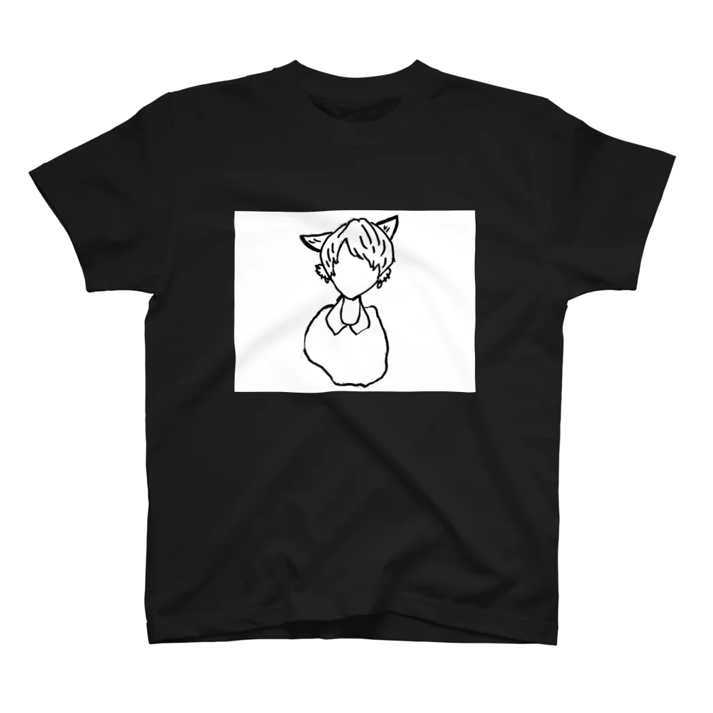 希白 れなの希黒れんくんイラスト Regular Fit T-Shirt