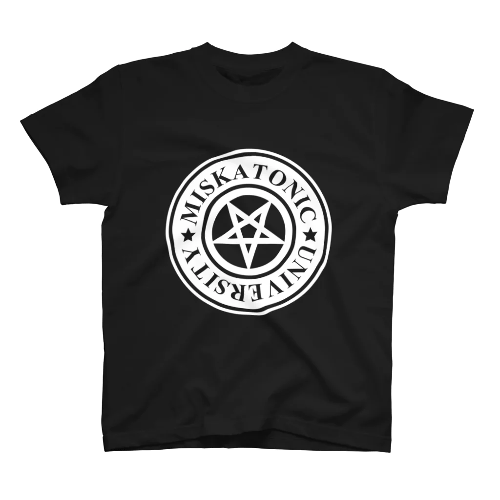 AURA_HYSTERICAのMISKATONIC UNIVERSITY スタンダードTシャツ