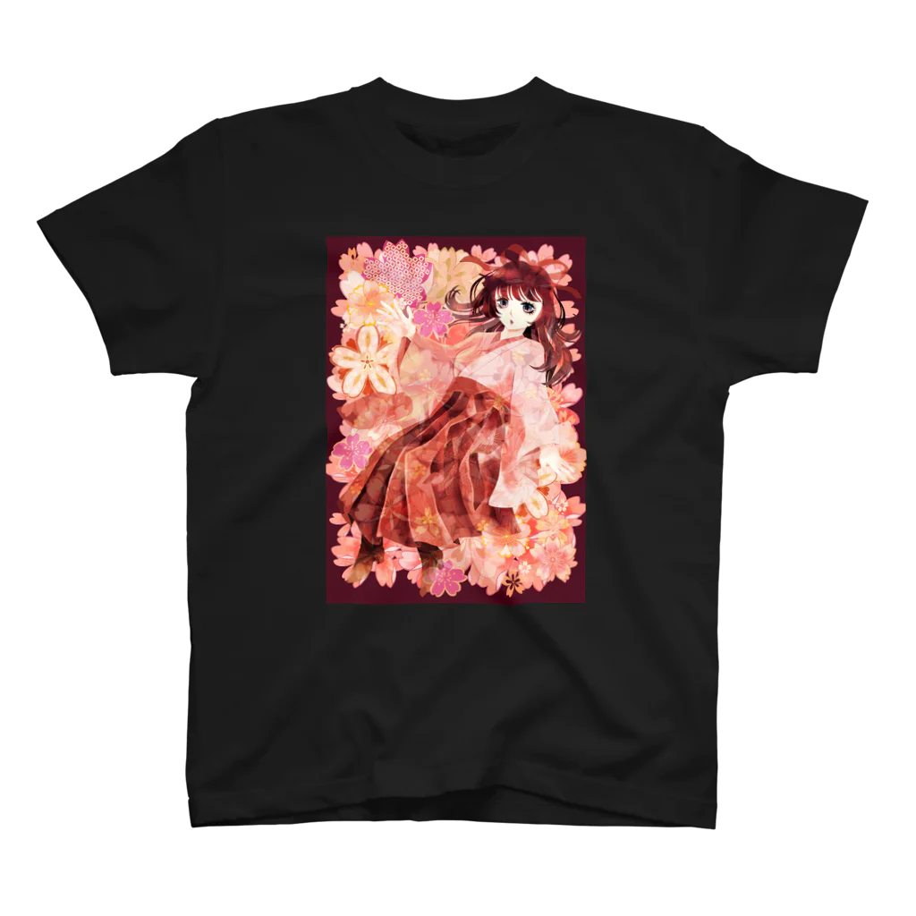 夢々の桜少女 Regular Fit T-Shirt