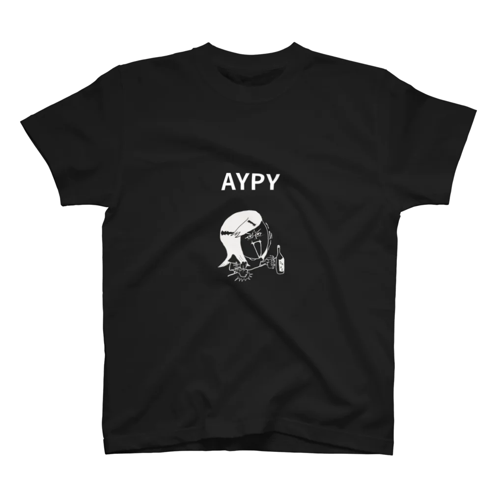 neconohige©︎のAYPY【白線】 Regular Fit T-Shirt