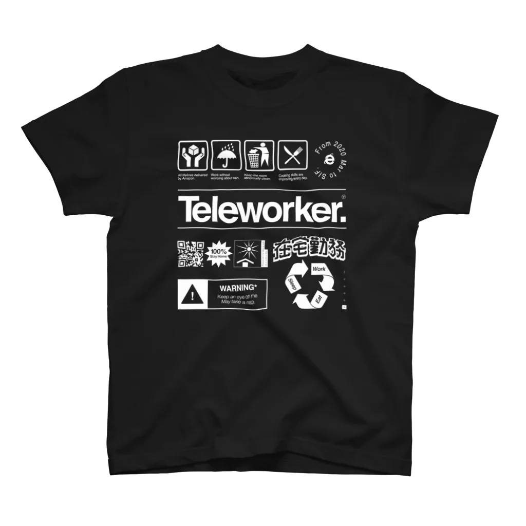 中華服装店のTeleworker T-shirt Regular Fit T-Shirt