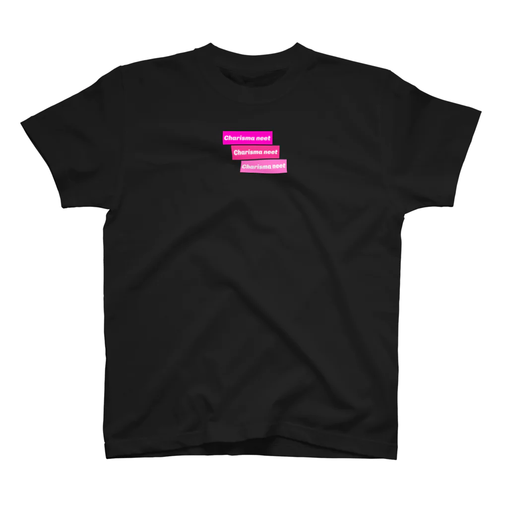 カリスマニートのCharisma neet ピンク3ボックス スタンダードTシャツ